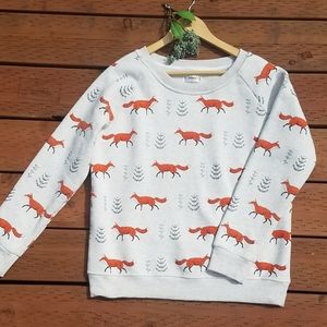 LA Soul Fox Printed Pullover Sweatshirt